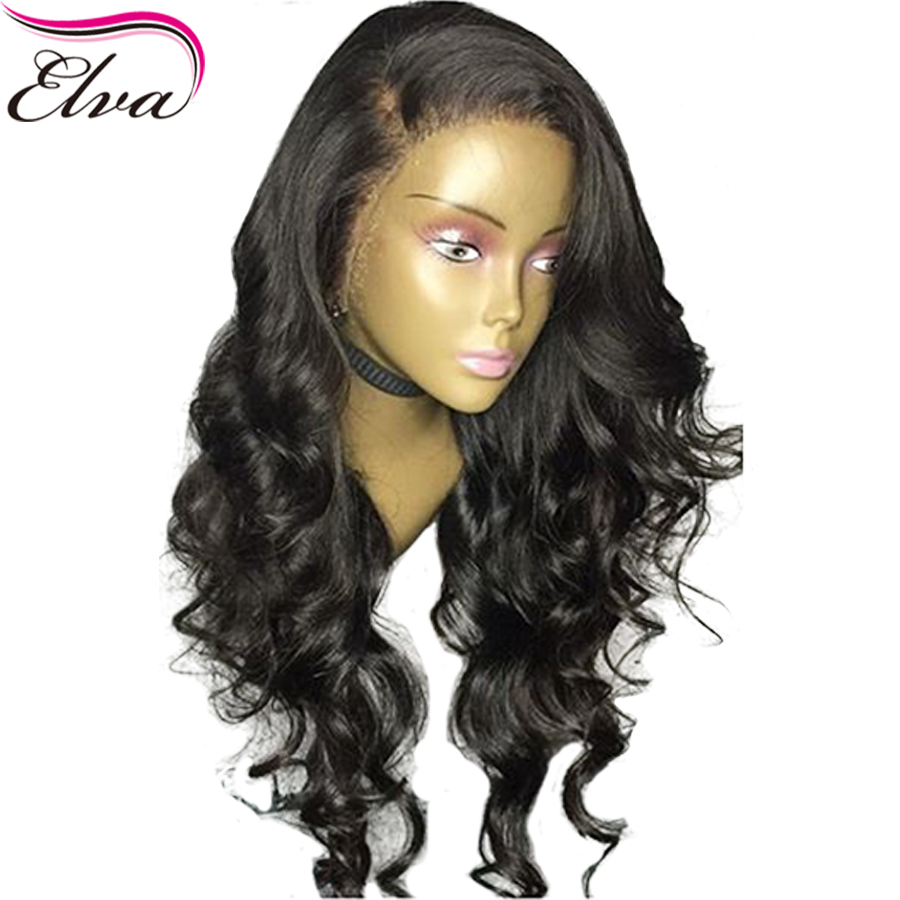 13x6 ̽ Ʈ ΰ Ӹ       pre Ӹī ̾ elva hair curly glueless lace frontal wig